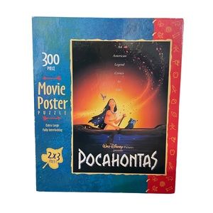 NIB PUZZLE | Disney POCAHONTAS 2’ x 3’ Movie Poster Puzzle 300 Pieces